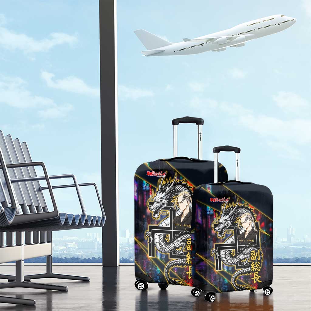 Ryuguji Ken Draken Luggage Cover Neon Dragon Yakuza Art Style