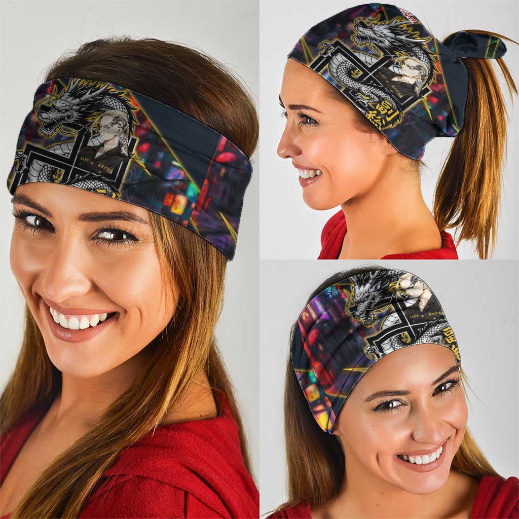 Ryuguji Ken Draken Neck Gaiter Neon Dragon Yakuza Art Style