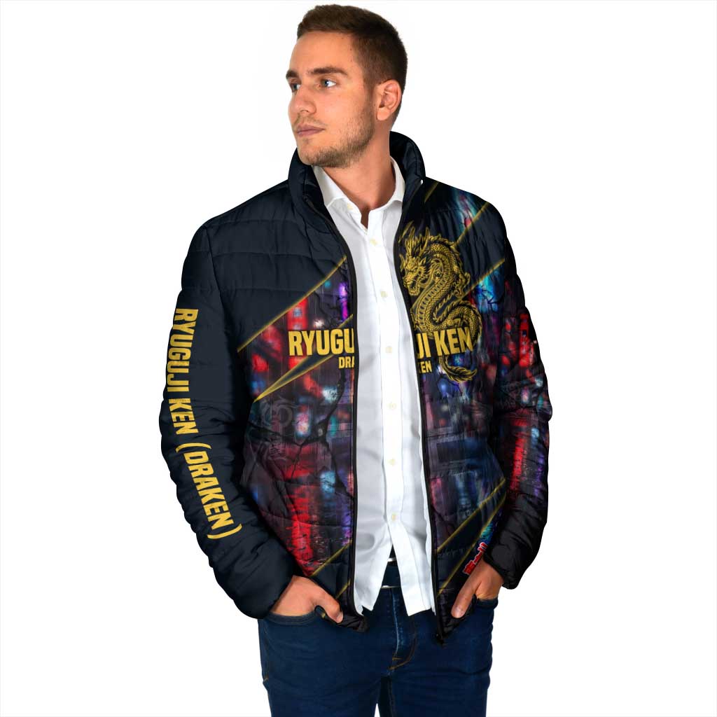 Ryuguji Ken Draken Padded Jacket Neon Dragon Yakuza Art Style