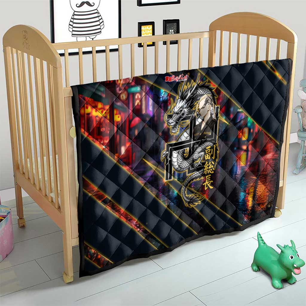 Ryuguji Ken Draken Quilt Neon Dragon Yakuza Art Style