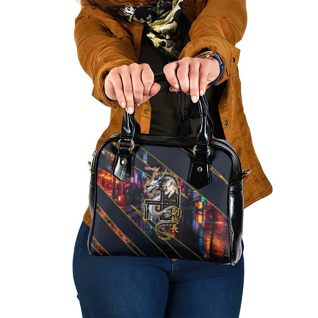 Ryuguji Ken Draken Shoulder Handbag Neon Dragon Yakuza Art Style