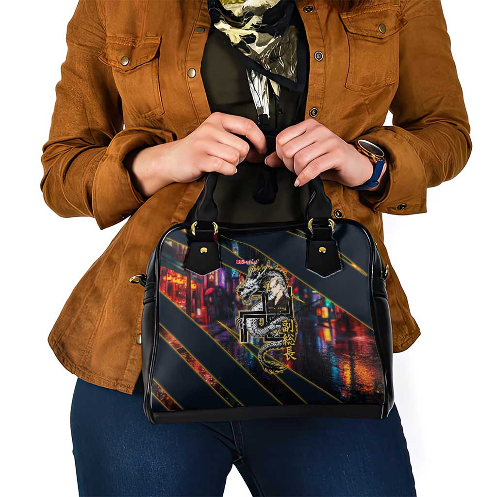 Ryuguji Ken Draken Shoulder Handbag Neon Dragon Yakuza Art Style