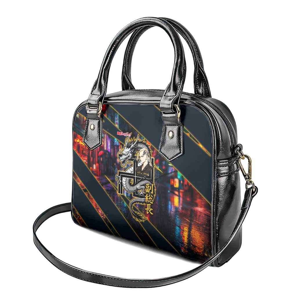 Ryuguji Ken Draken Shoulder Handbag Neon Dragon Yakuza Art Style