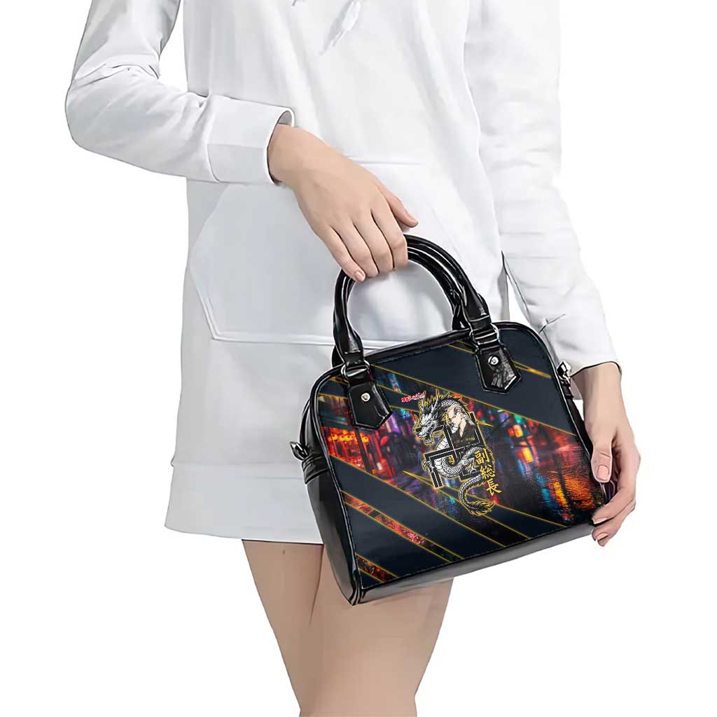 Ryuguji Ken Draken Shoulder Handbag Neon Dragon Yakuza Art Style