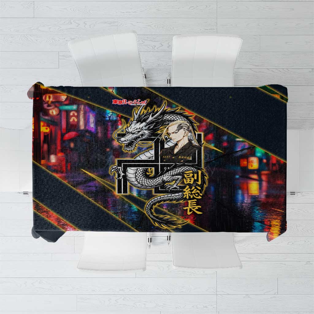Ryuguji Ken Draken Tablecloth Neon Dragon Yakuza Art Style