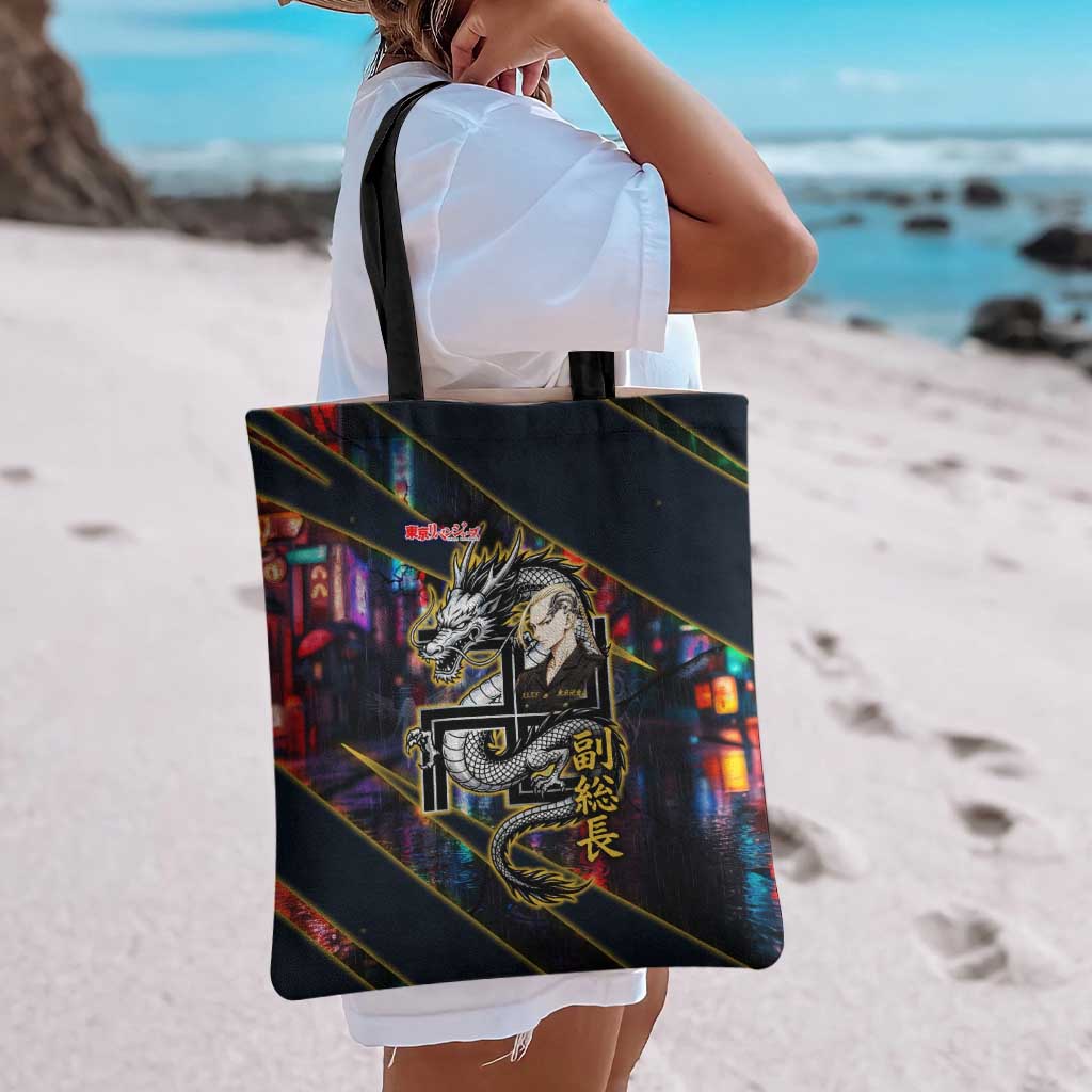 Ryuguji Ken Draken Tote Bag Neon Dragon Yakuza Art Style
