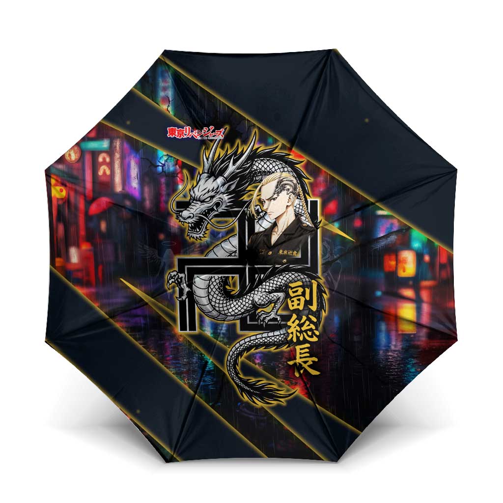 Ryuguji Ken Draken Umbrella Neon Dragon Yakuza Art Style