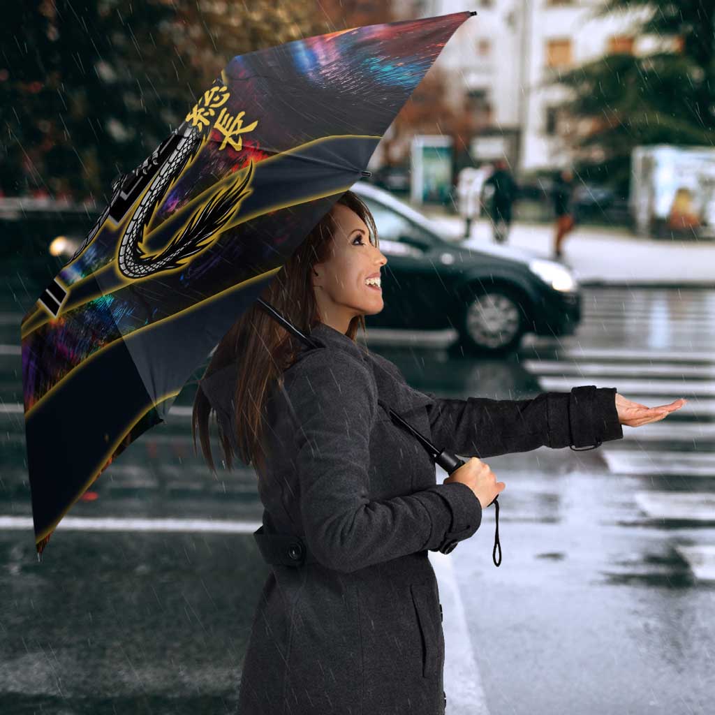 Ryuguji Ken Draken Umbrella Neon Dragon Yakuza Art Style