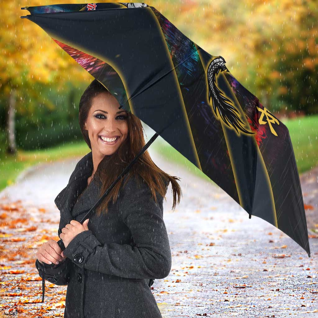 Ryuguji Ken Draken Umbrella Neon Dragon Yakuza Art Style