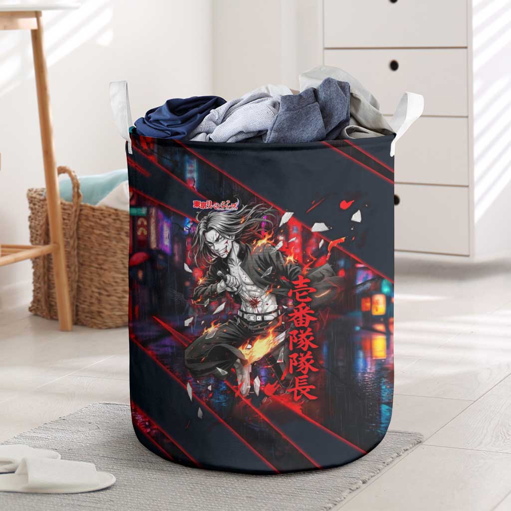 Baji Keisuke Chifuyu Matsuno Laundry Basket Dark Neon Street Fight Art Style