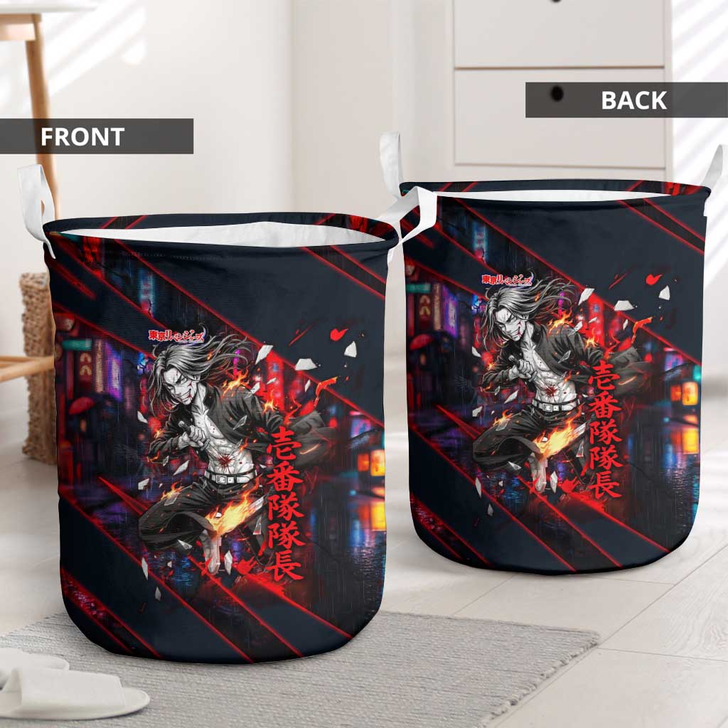 Baji Keisuke Chifuyu Matsuno Laundry Basket Dark Neon Street Fight Art Style