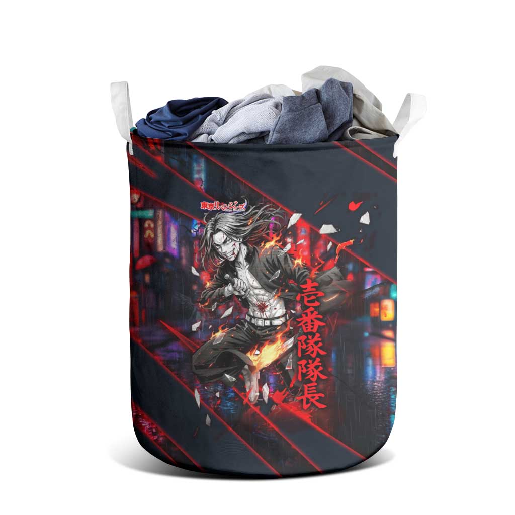 Baji Keisuke Chifuyu Matsuno Laundry Basket Dark Neon Street Fight Art Style