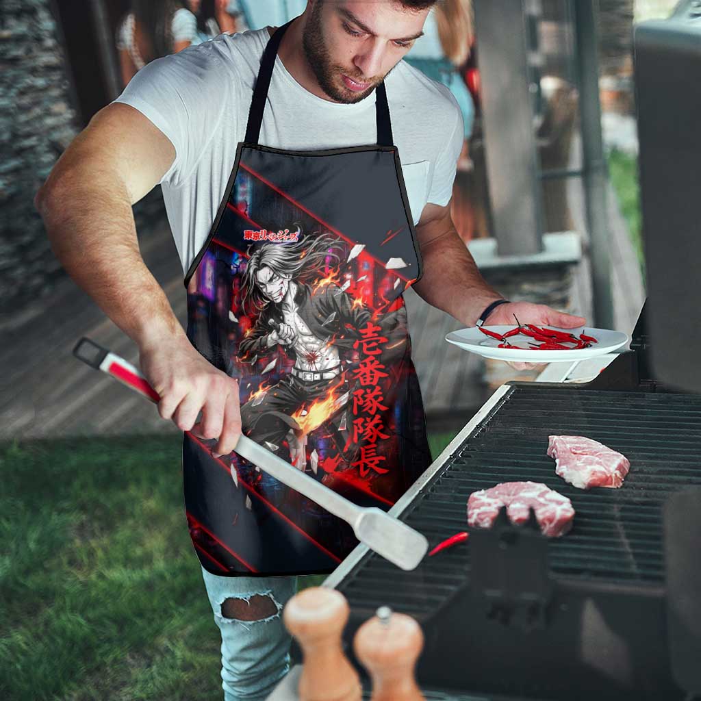 Baji Keisuke Chifuyu Matsuno Apron Dark Neon Street Fight Art Style