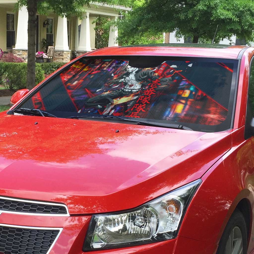 Baji Keisuke Chifuyu Matsuno Auto Sun Shade Dark Neon Street Fight Art Style