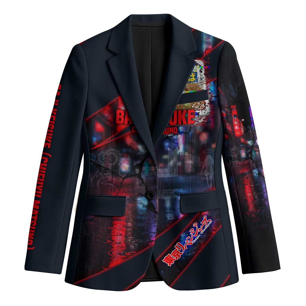 Baji Keisuke Chifuyu Matsuno Blazer Dark Neon Street Fight Art Style