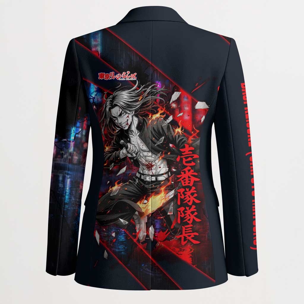 Baji Keisuke Chifuyu Matsuno Blazer Dark Neon Street Fight Art Style