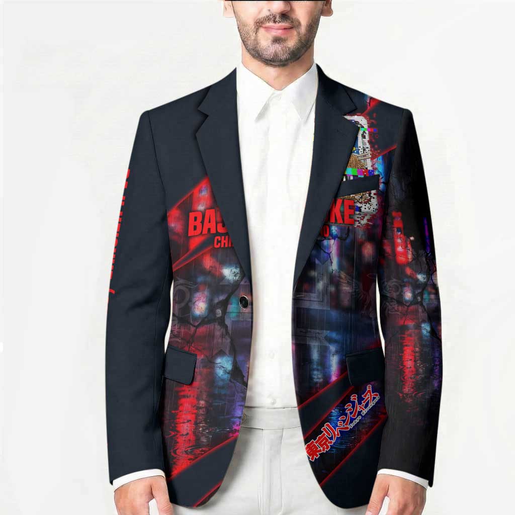 Baji Keisuke Chifuyu Matsuno Blazer Dark Neon Street Fight Art Style