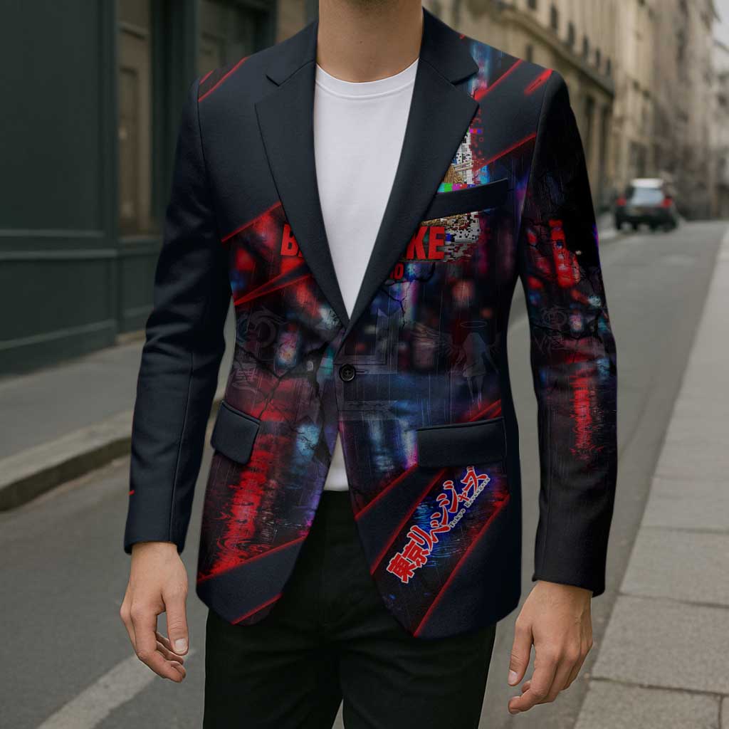 Baji Keisuke Chifuyu Matsuno Blazer Dark Neon Street Fight Art Style
