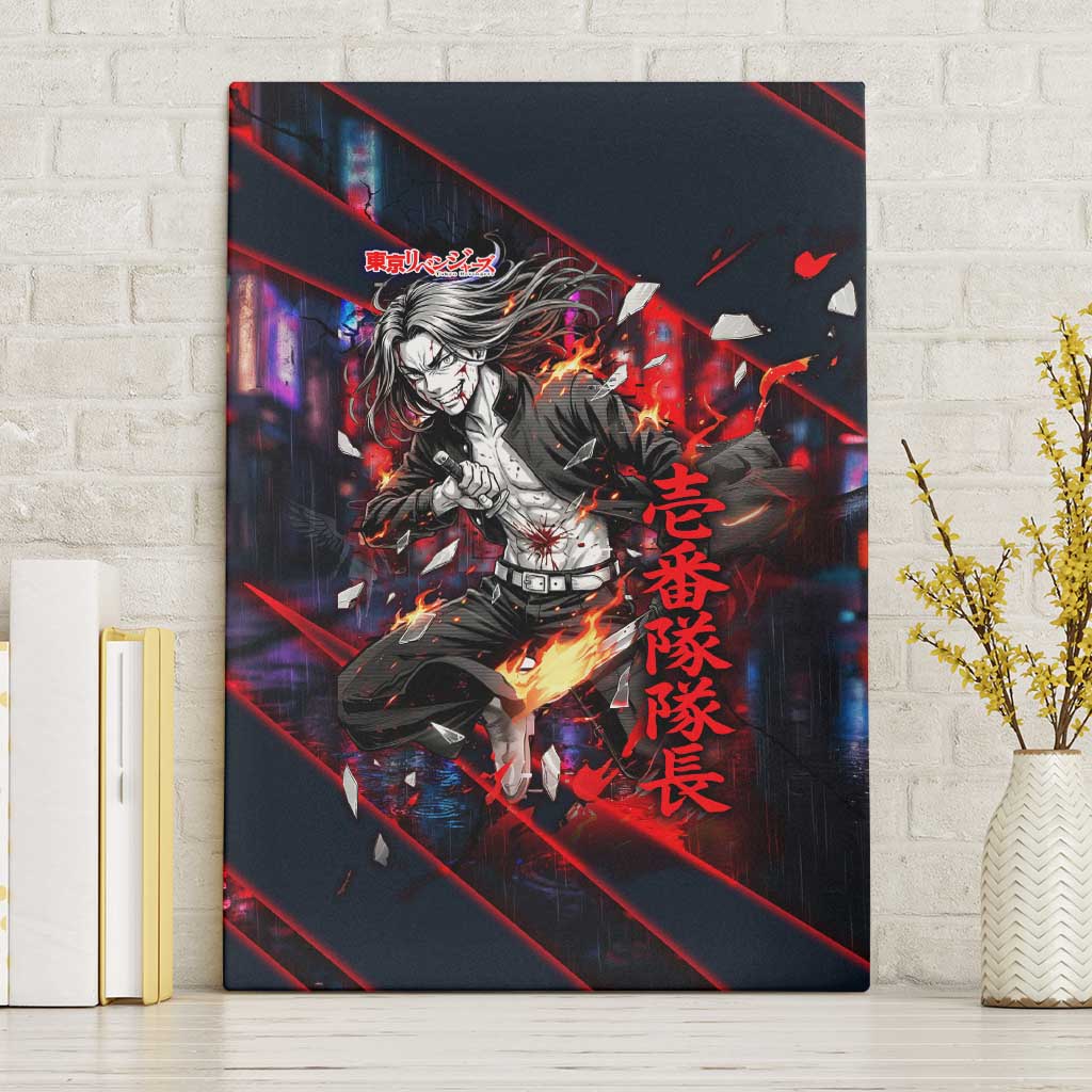 Baji Keisuke Chifuyu Matsuno Canvas Wall Art Dark Neon Street Fight Art Style