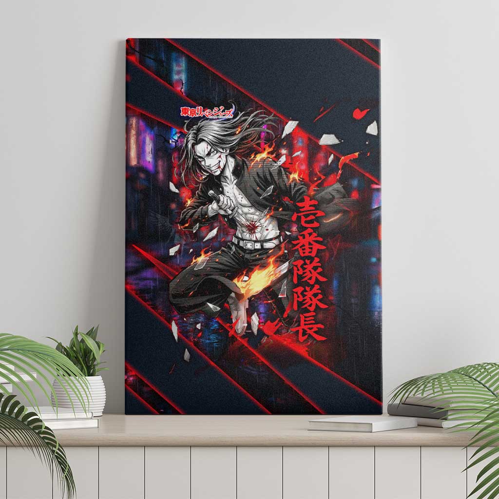 Baji Keisuke Chifuyu Matsuno Canvas Wall Art Dark Neon Street Fight Art Style