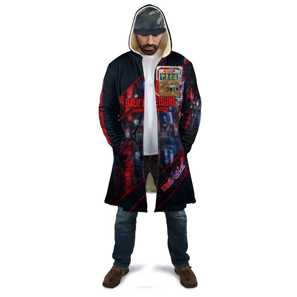 Baji Keisuke Chifuyu Matsuno Cloak Dark Neon Street Fight Art Style