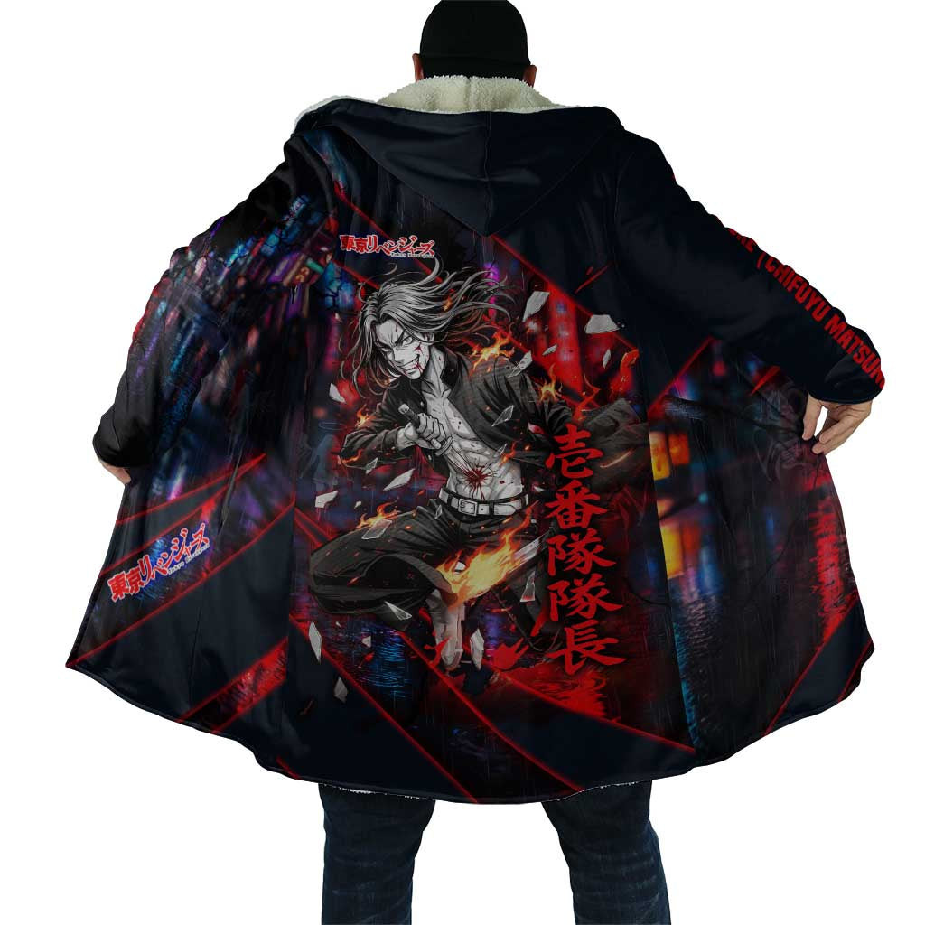 Baji Keisuke Chifuyu Matsuno Cloak Dark Neon Street Fight Art Style