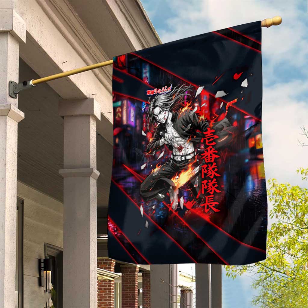 Baji Keisuke Chifuyu Matsuno Garden Flag Dark Neon Street Fight Art Style