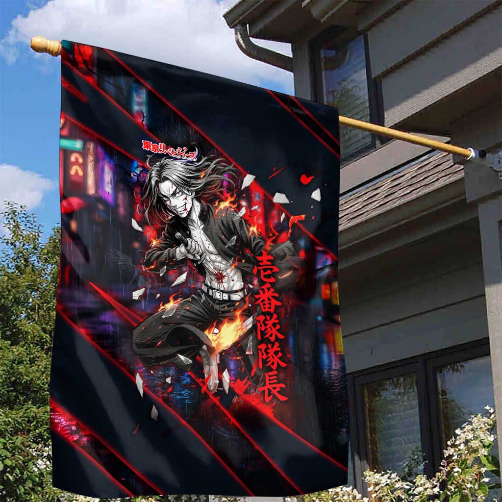 Baji Keisuke Chifuyu Matsuno Garden Flag Dark Neon Street Fight Art Style
