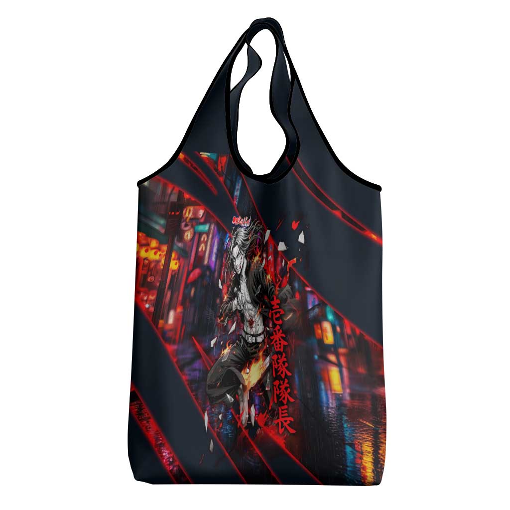 Baji Keisuke Chifuyu Matsuno Grocery Bag Dark Neon Street Fight Art Style