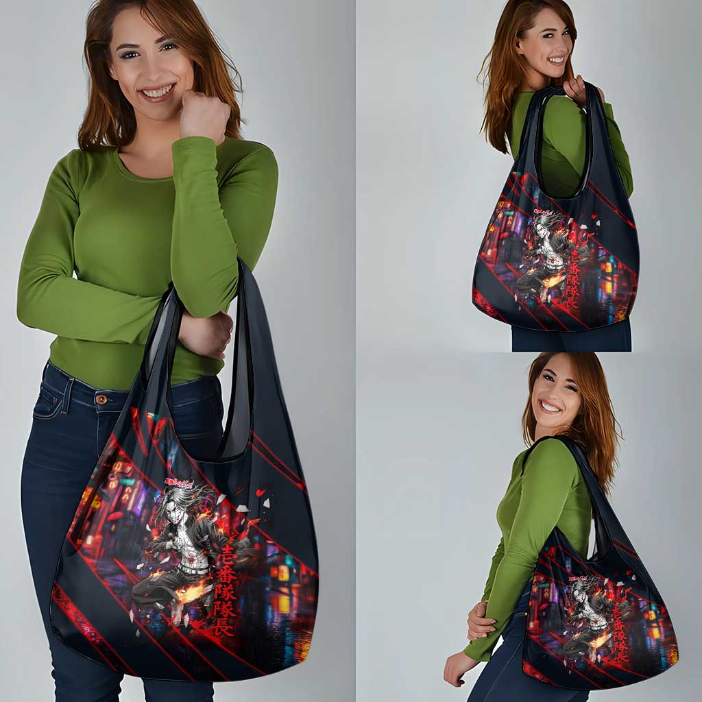 Baji Keisuke Chifuyu Matsuno Grocery Bag Dark Neon Street Fight Art Style