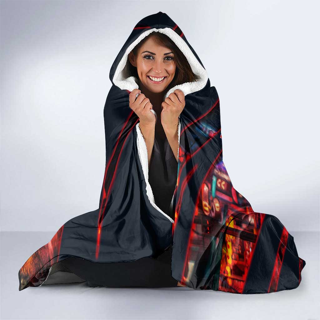Baji Keisuke Chifuyu Matsuno Hooded Blanket Dark Neon Street Fight Art Style