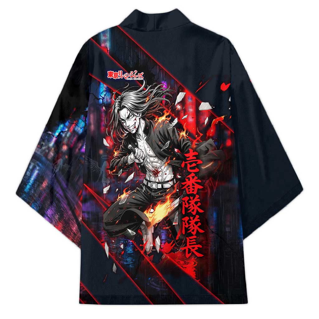 Baji Keisuke Chifuyu Matsuno Kimono Dark Neon Street Fight Art Style