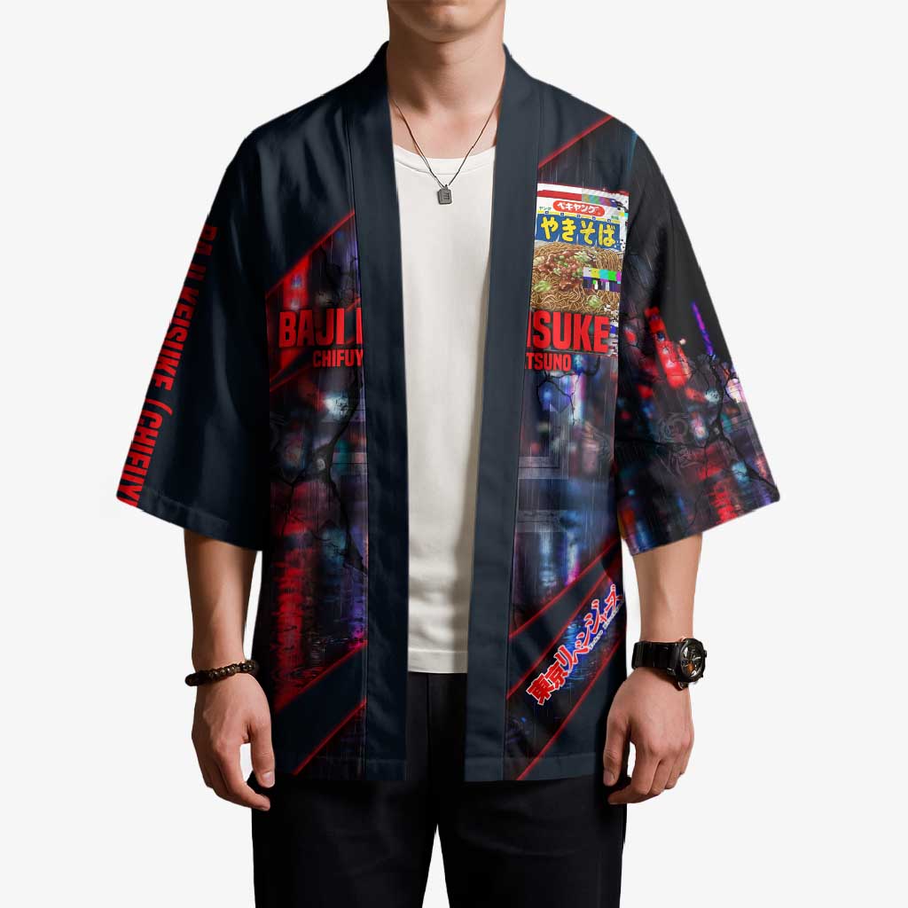 Baji Keisuke Chifuyu Matsuno Kimono Dark Neon Street Fight Art Style