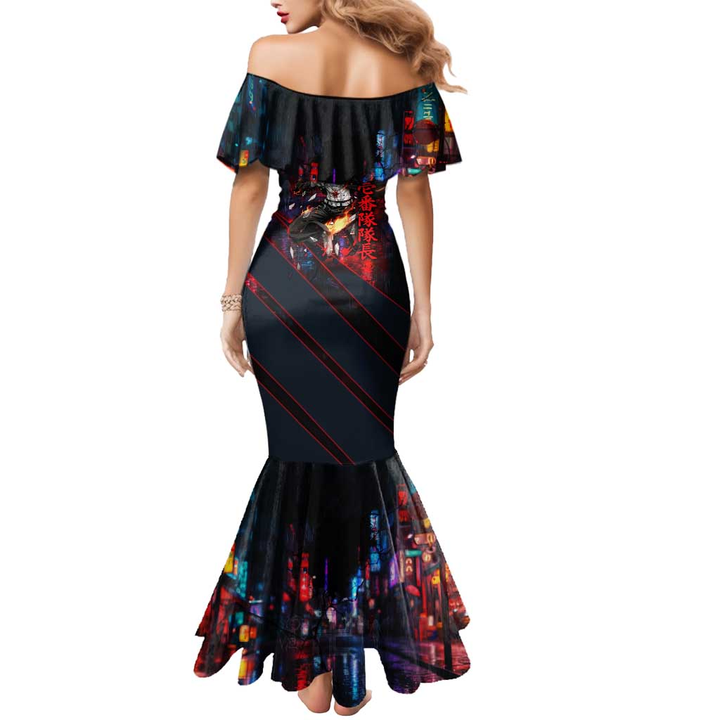 Baji Keisuke Chifuyu Matsuno Mermaid Dress Dark Neon Street Fight Art Style