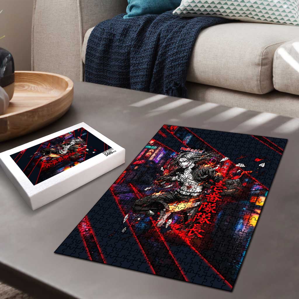 Baji Keisuke Chifuyu Matsuno Puzzle Dark Neon Street Fight Art Style