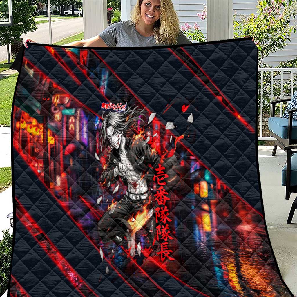 Baji Keisuke Chifuyu Matsuno Quilt Dark Neon Street Fight Art Style