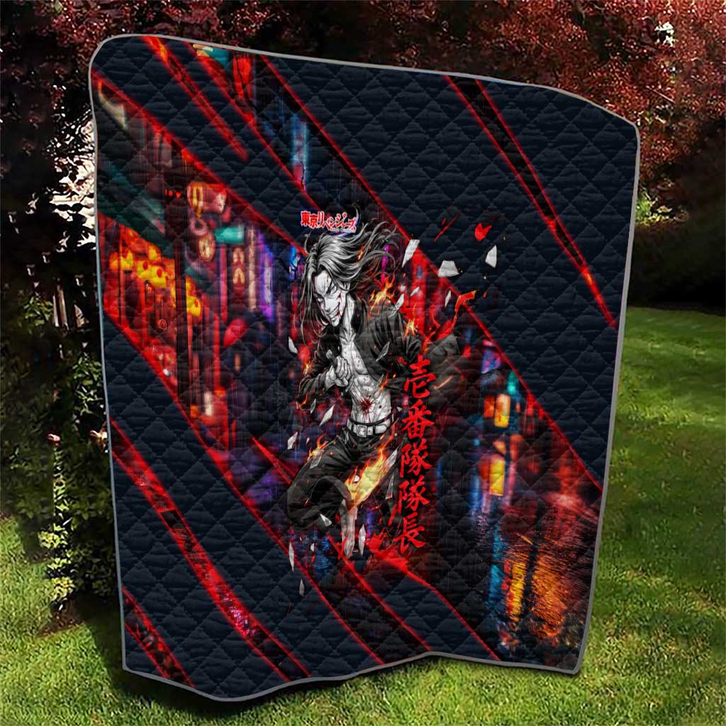Baji Keisuke Chifuyu Matsuno Quilt Dark Neon Street Fight Art Style