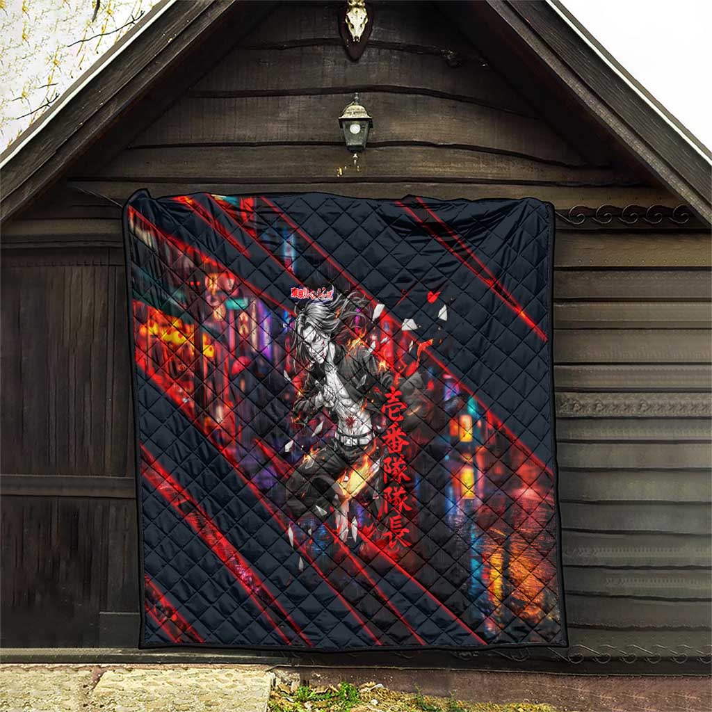 Baji Keisuke Chifuyu Matsuno Quilt Dark Neon Street Fight Art Style