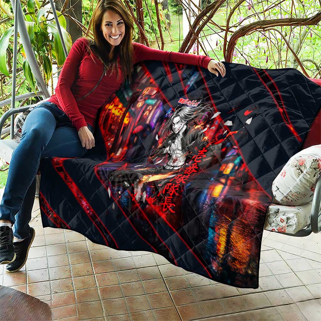 Baji Keisuke Chifuyu Matsuno Quilt Dark Neon Street Fight Art Style
