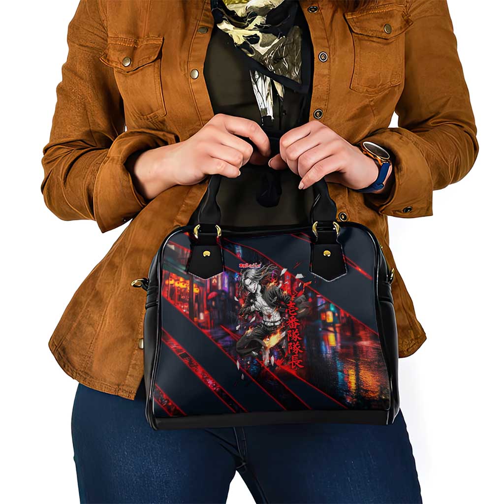 Baji Keisuke Chifuyu Matsuno Shoulder Handbag Dark Neon Street Fight Art Style