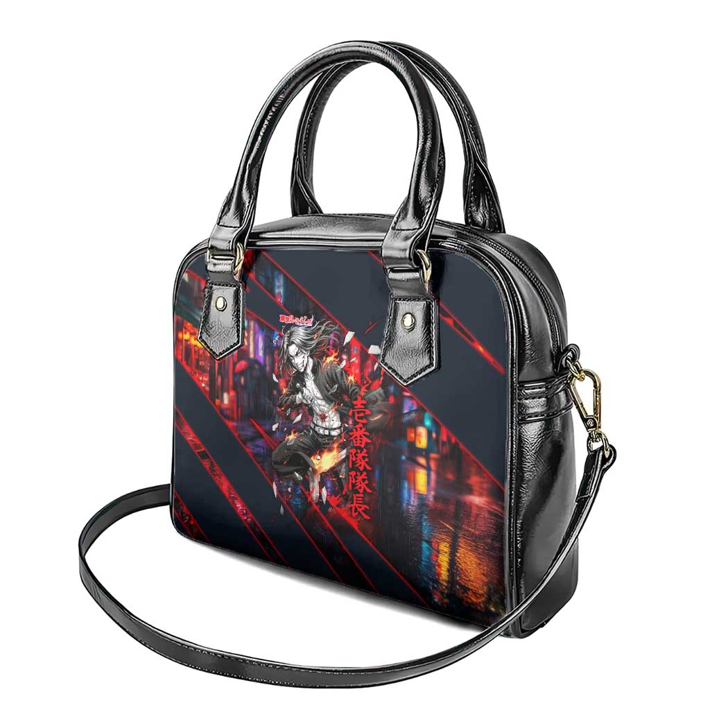 Baji Keisuke Chifuyu Matsuno Shoulder Handbag Dark Neon Street Fight Art Style
