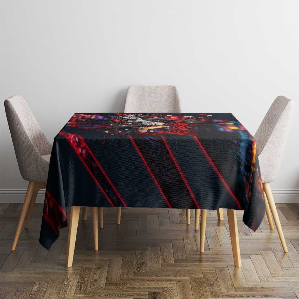 Baji Keisuke Chifuyu Matsuno Tablecloth Dark Neon Street Fight Art Style