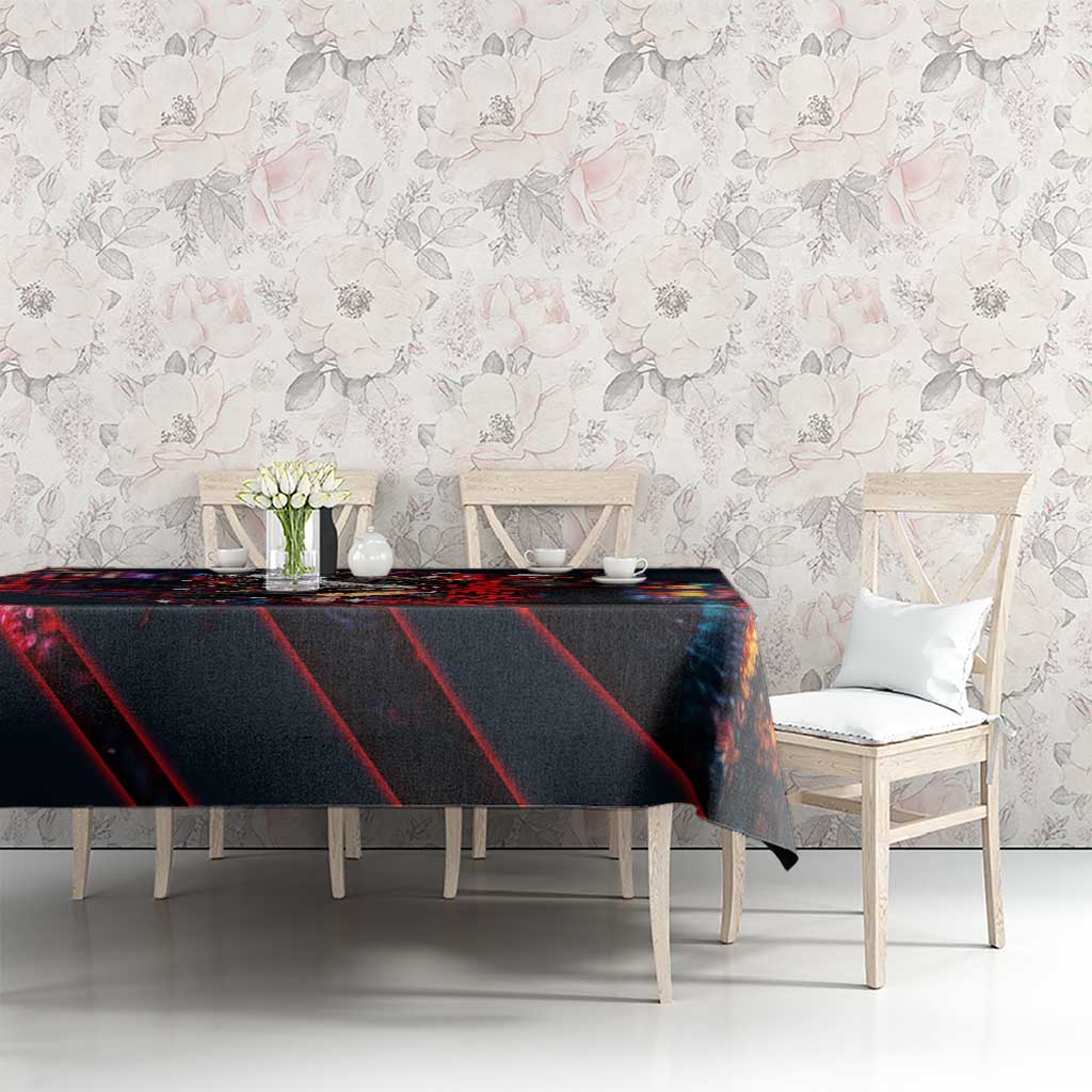 Baji Keisuke Chifuyu Matsuno Tablecloth Dark Neon Street Fight Art Style