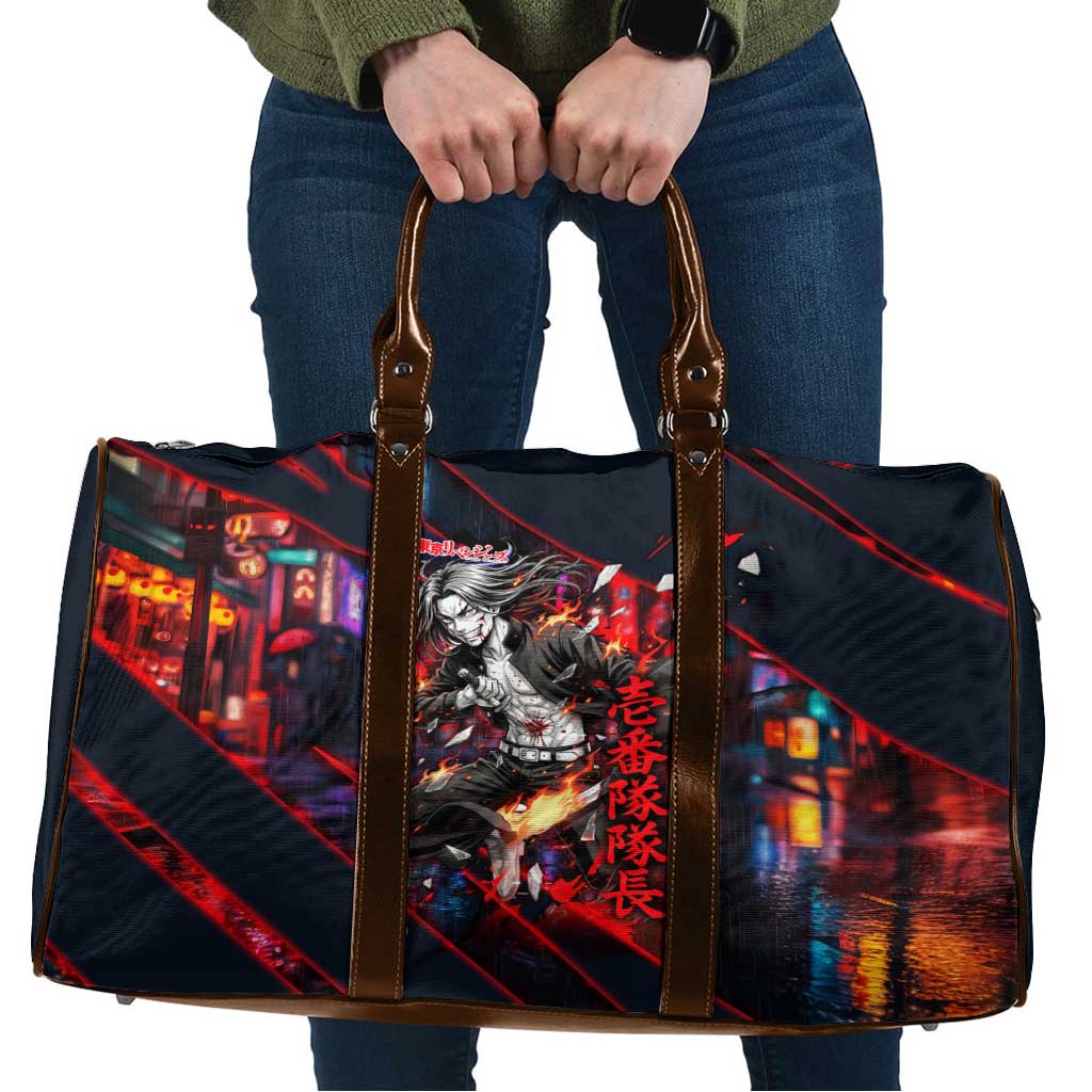 Baji Keisuke Chifuyu Matsuno Travel Bag Dark Neon Street Fight Art Style