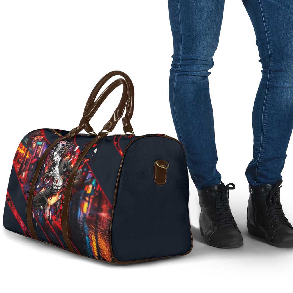 Baji Keisuke Chifuyu Matsuno Travel Bag Dark Neon Street Fight Art Style