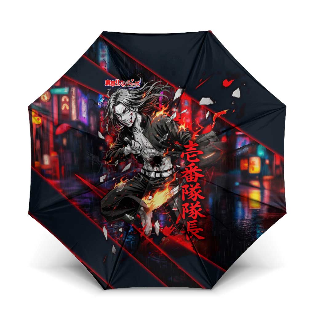Baji Keisuke Chifuyu Matsuno Umbrella Dark Neon Street Fight Art Style