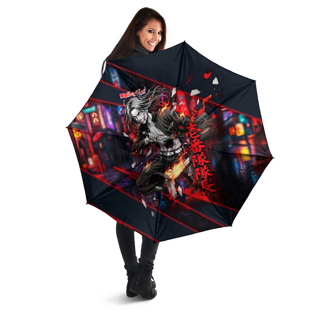 Baji Keisuke Chifuyu Matsuno Umbrella Dark Neon Street Fight Art Style