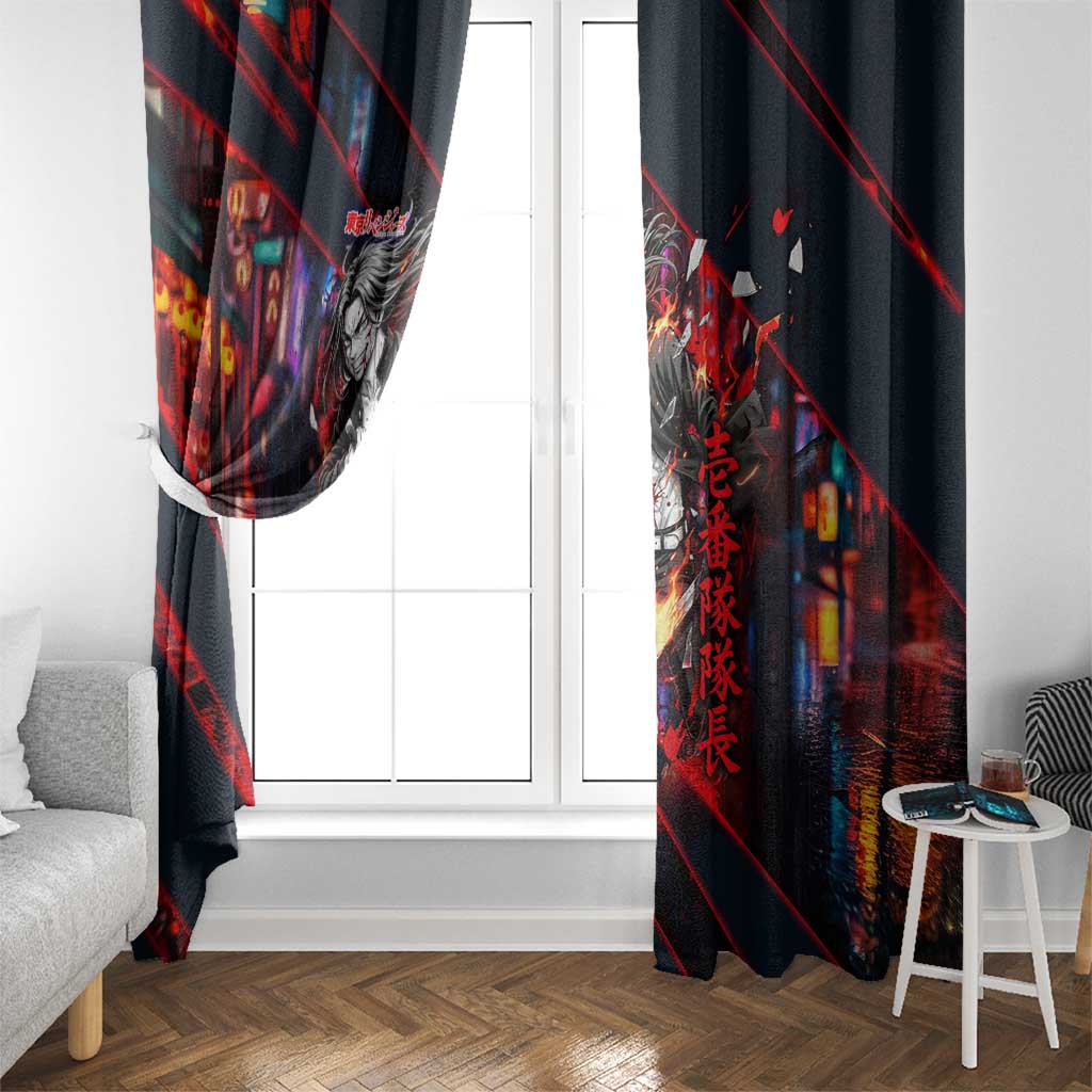 Baji Keisuke Chifuyu Matsuno Window Curtain Dark Neon Street Fight Art Style