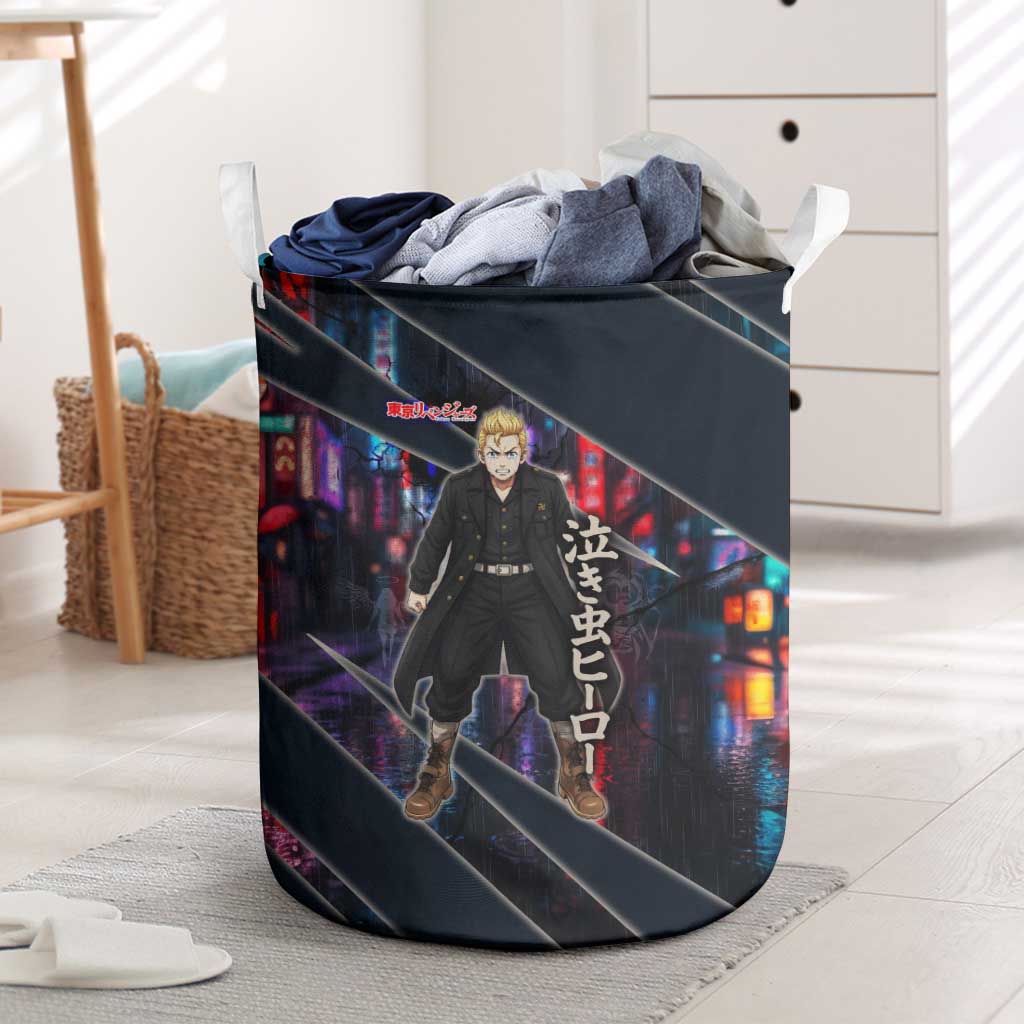 Hanagaki Takemichi Naoto Laundry Basket Neon Time-Travel Urban Art Style
