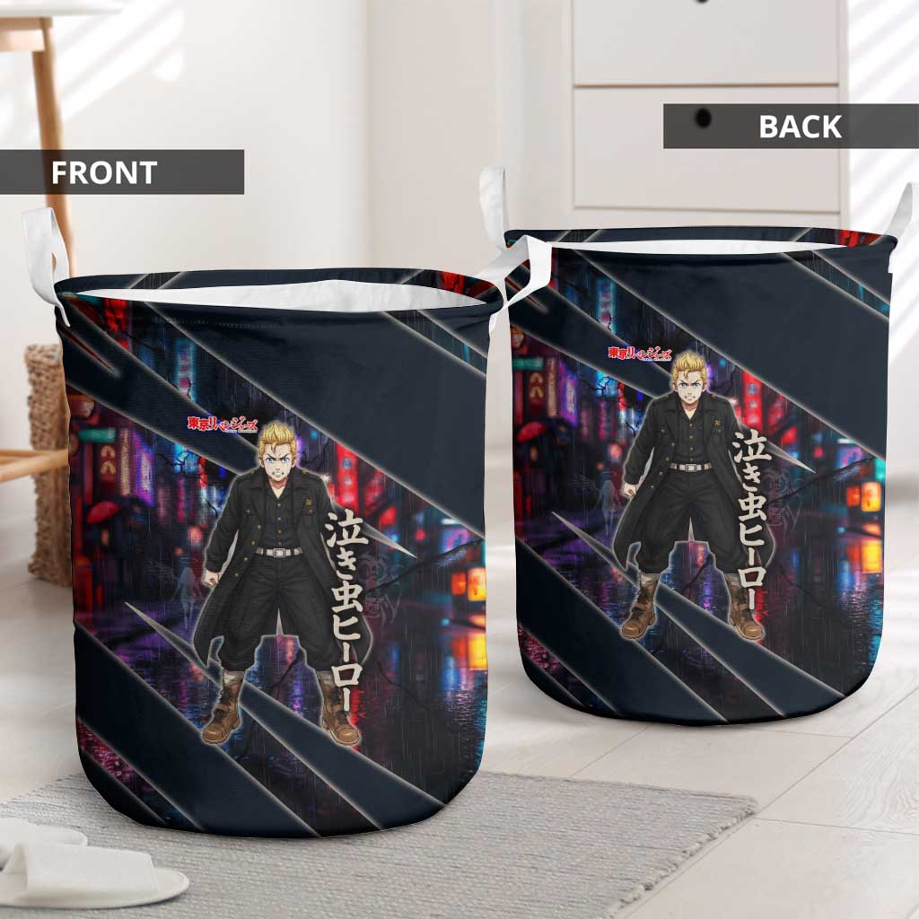 Hanagaki Takemichi Naoto Laundry Basket Neon Time-Travel Urban Art Style